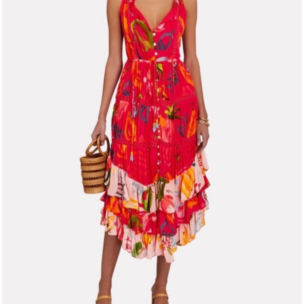 Farm Rio Mixed Fruits Ocean Maxi